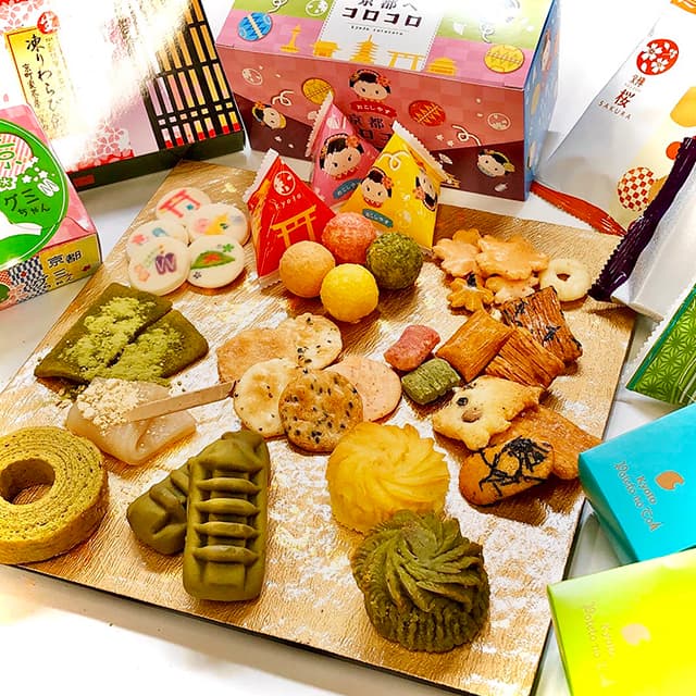 京都のメーカーのお菓子例