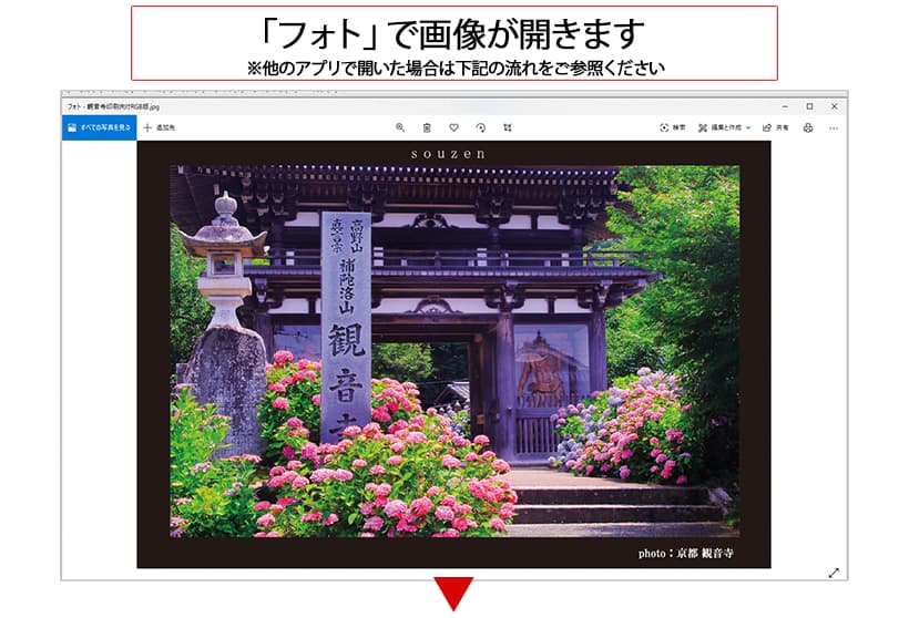 基本的な印刷方法の流れ