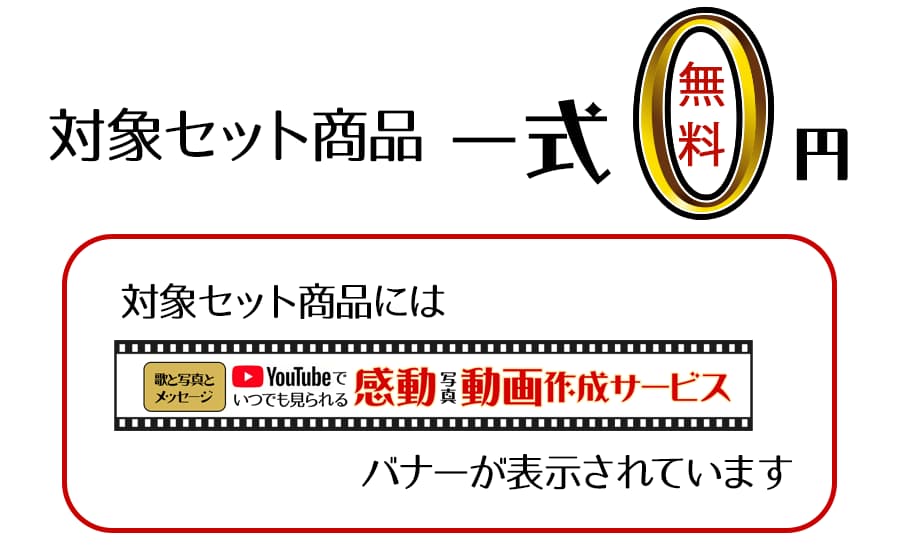 YouTubeでいつでも見られる感動動画作成サービス
