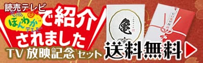 テレビ放映記念亀亀セット