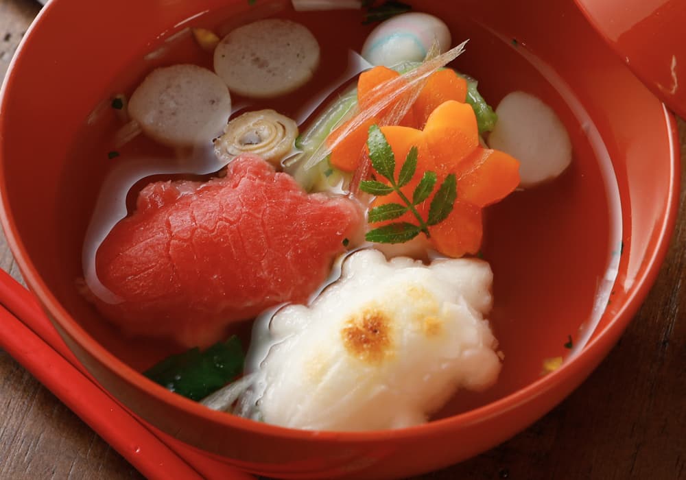 ご家庭で簡単に焼ける亀甲餅。お雑煮やぜんざいにおすすめ