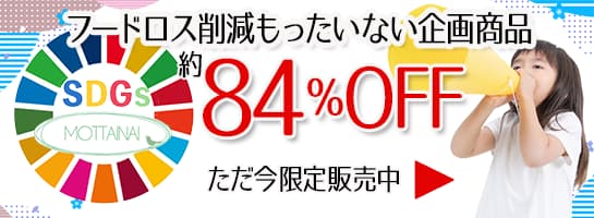 SDGs84%OFF商品