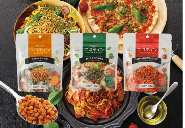 さまざまなお料理に、簡単手軽に不足しがちなたくぱく質をトッピング