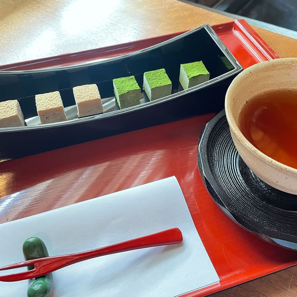 凍りわらび餅（京きな粉と宇治抹茶）