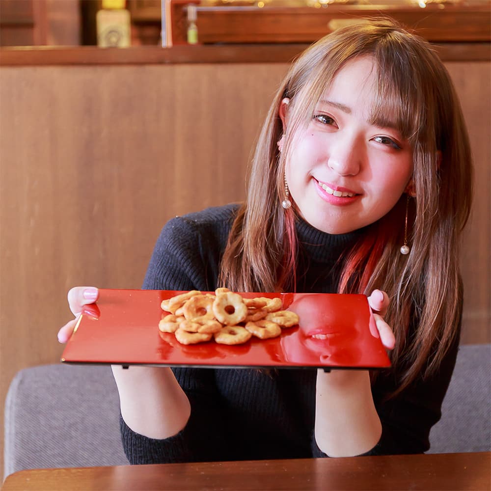 あられ焼き体験完成